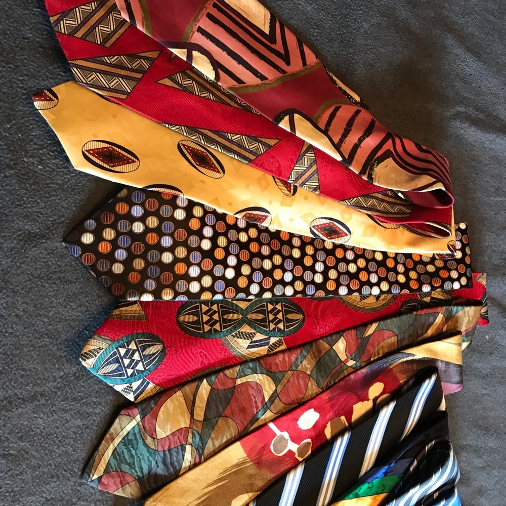 A Group of Men’s Fine Ties